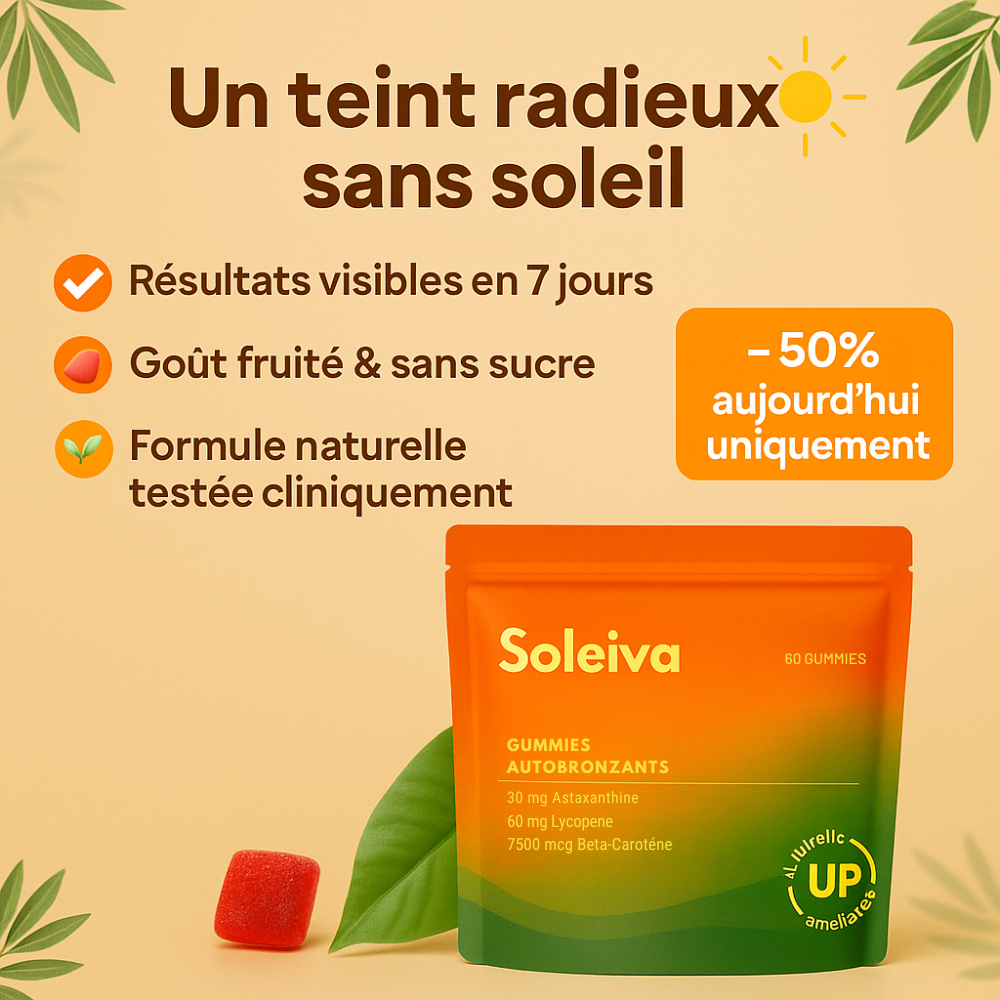 Soleiva - Gummies de bronzage