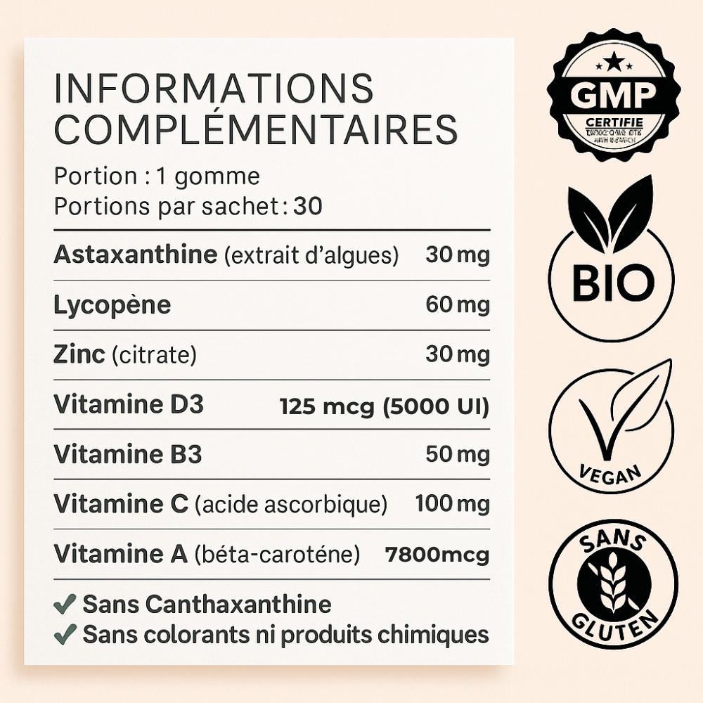 Soleiva - Gummies de bronzage