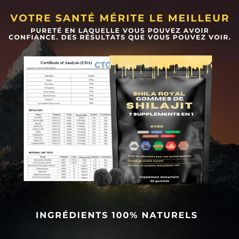 SHILA ROYAL - Bonbons de Shilajit