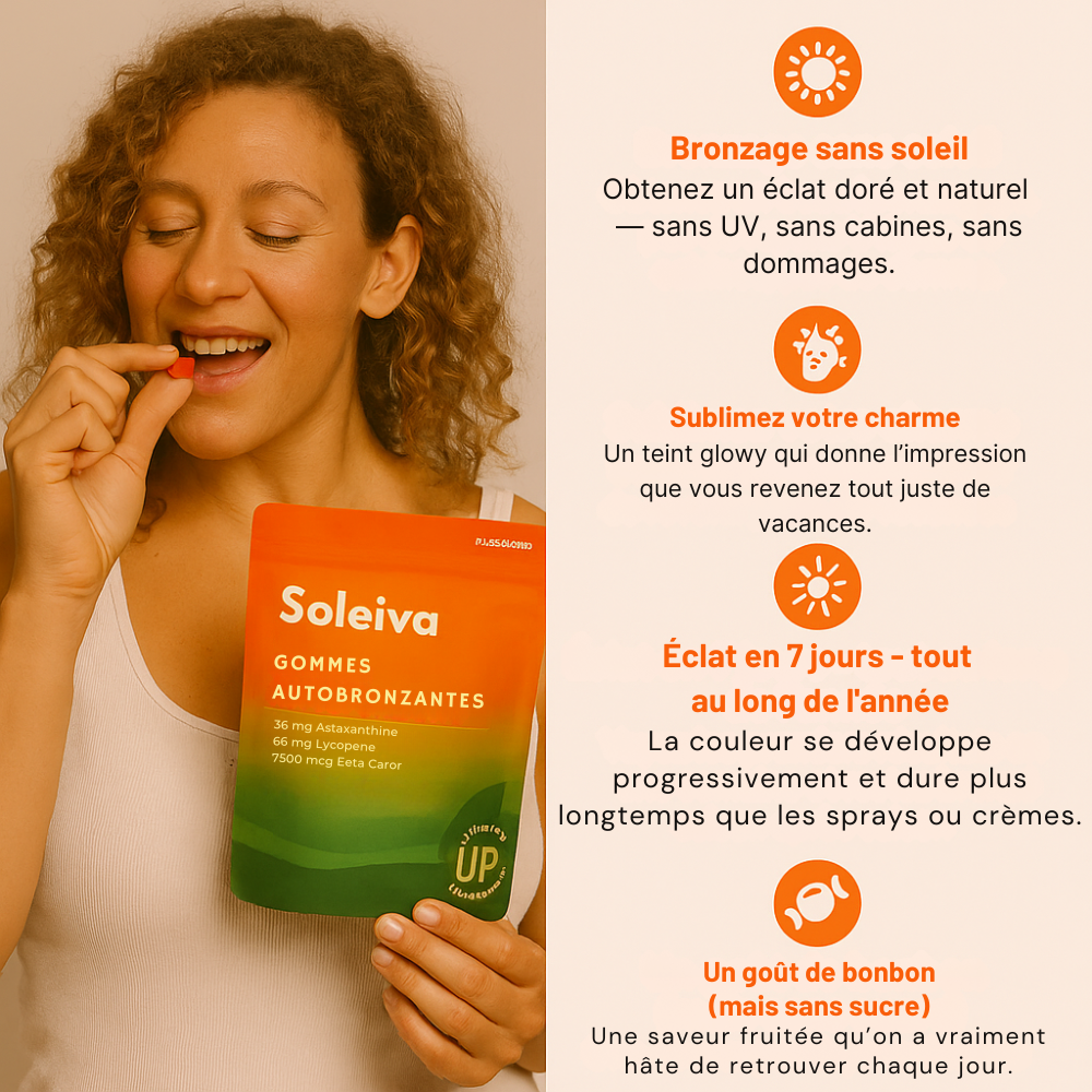 Soleiva - Gummies de bronzage