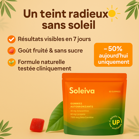 Soleiva - Gummies de bronzage