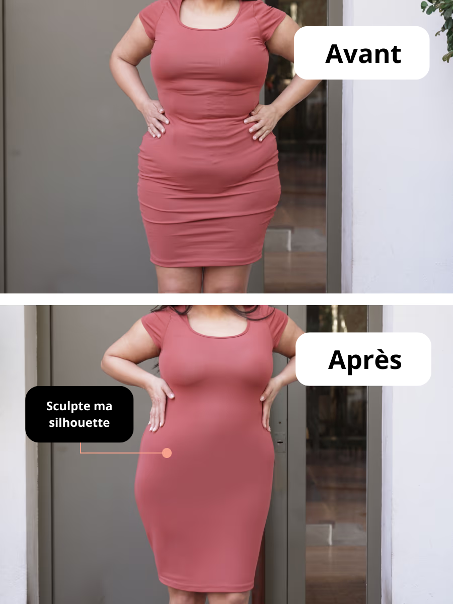 Sculptura Shorts - Shorts Gainants Taille Haute