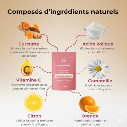 Cotons nettoyants Pureté Glow – Pour une peau lisse, pure et éclatante