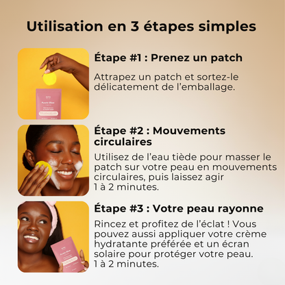 Cotons nettoyants Pureté Glow – Pour une peau lisse, pure et éclatante
